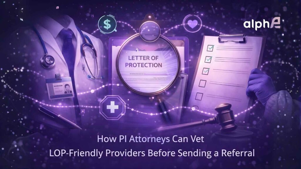 How PI Attorneys Should Vet LOP Medical Providers