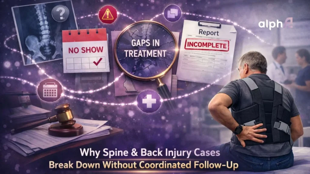 Why Spine & Back Injury Cases Break Down Without Coordinated Follow-Up