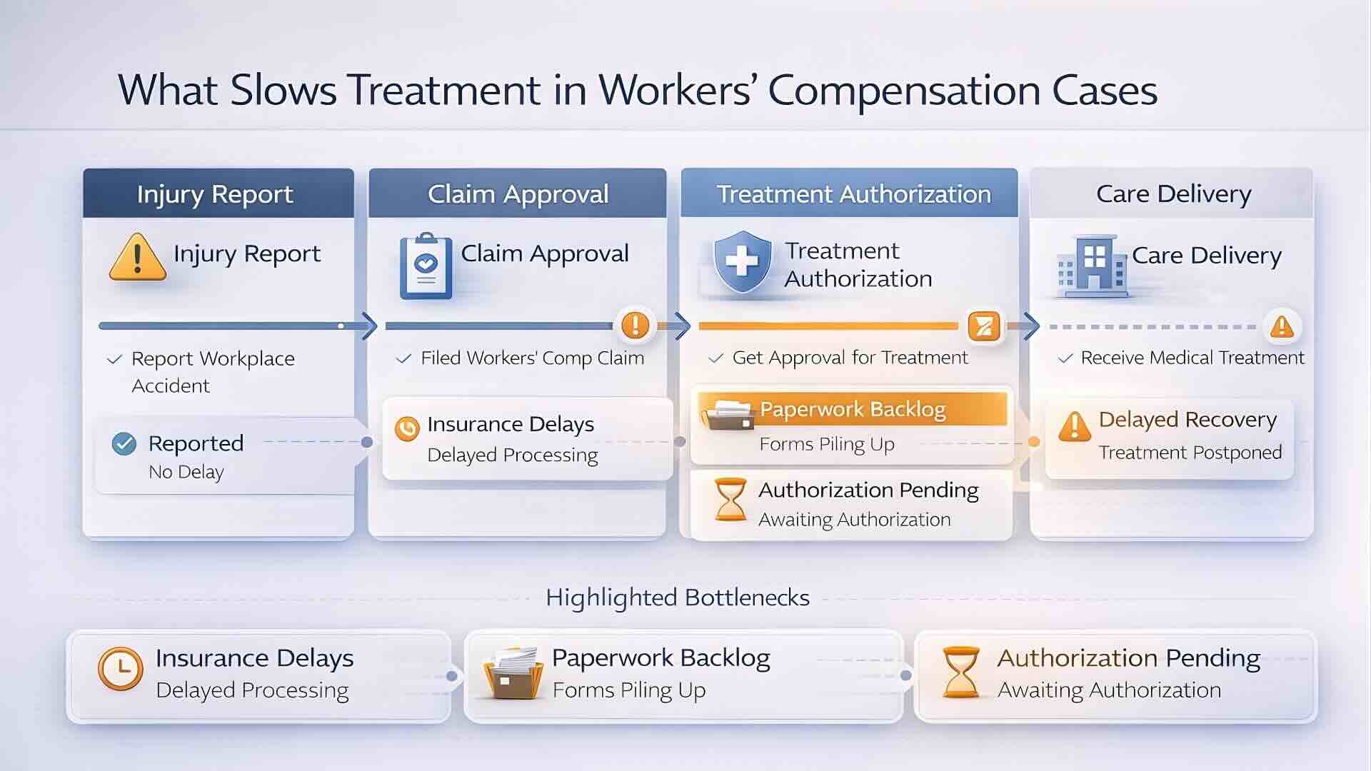 What delay looks like in a real case timeline
