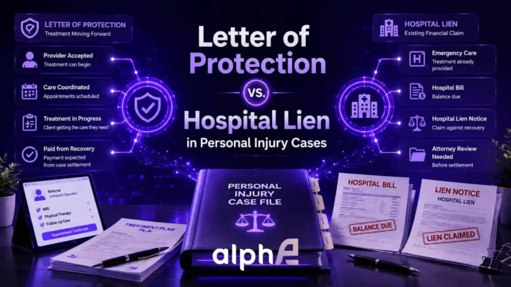 Letter of Protection vs. Hospital Lien in Personal Injury Cases